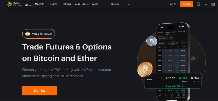 Delta Exchange Dashboard